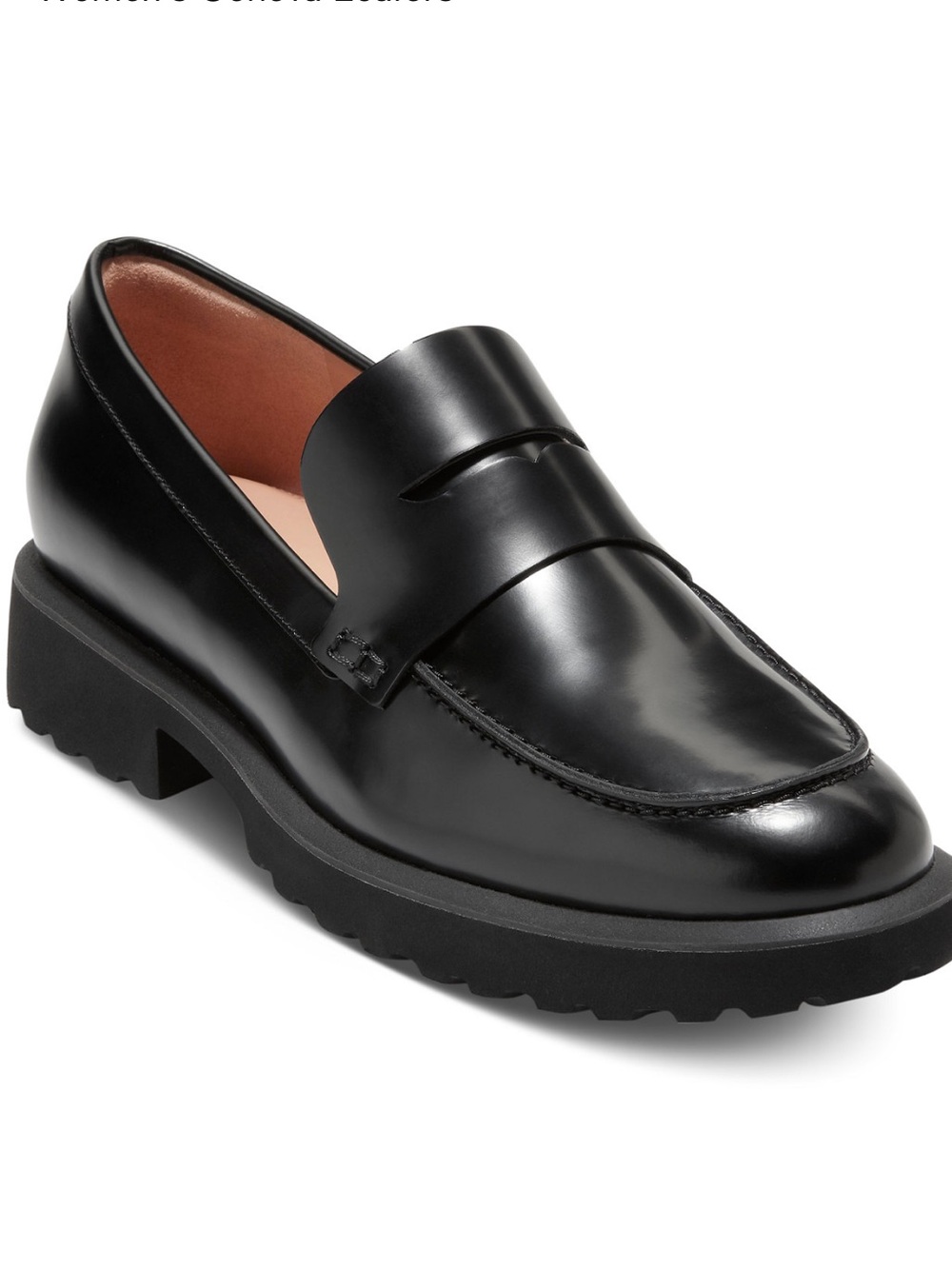 Cole Haan Geneva Loafers Black Leather Size 10M
